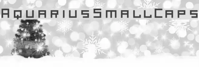 AquariusSmallCaps Font examples