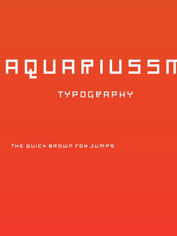 AquariusSmallCaps Poster