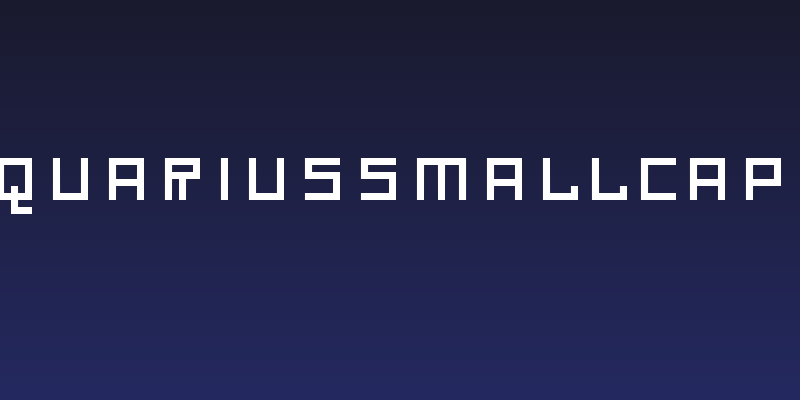 AquariusSmallCaps Social Header