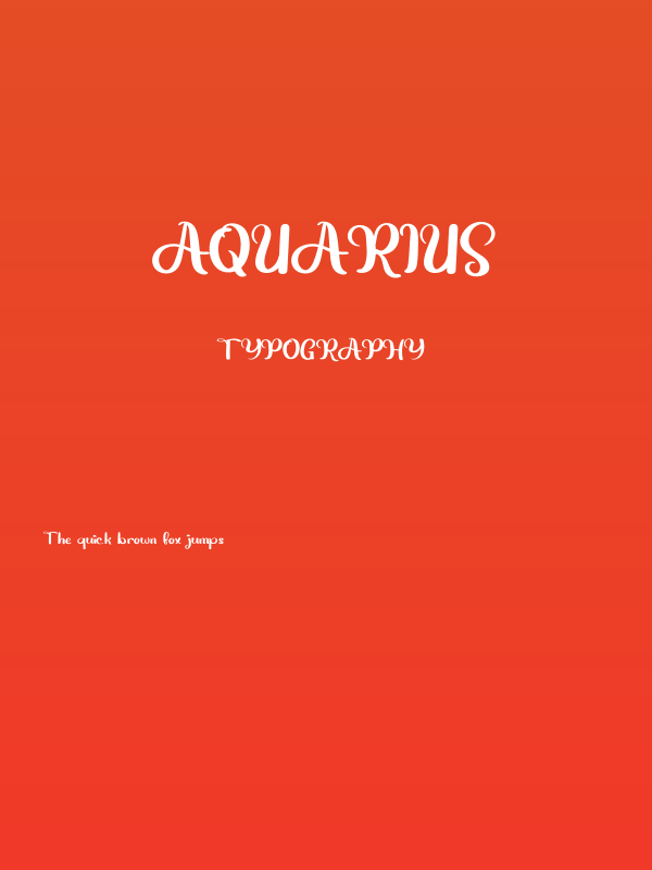 Aquarius Poster