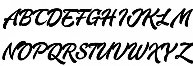 Aquate Script PERSONAL USE ONLY Polices MAJUSCULES