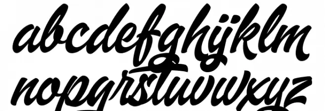 Aquate Script PERSONAL USE ONLY Polices MINUSCULES
