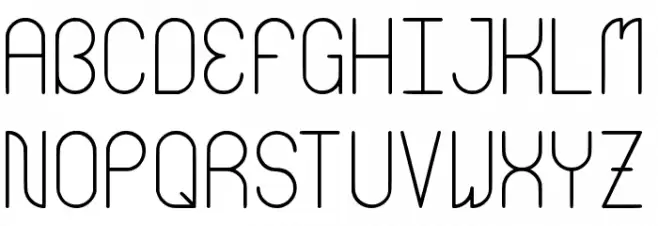 Aquatic Shellfish Regular خط أحرف صغيرة