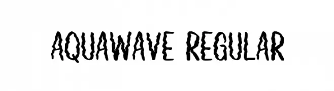 Aquawave Regular  Fuentes Gratis Descargar