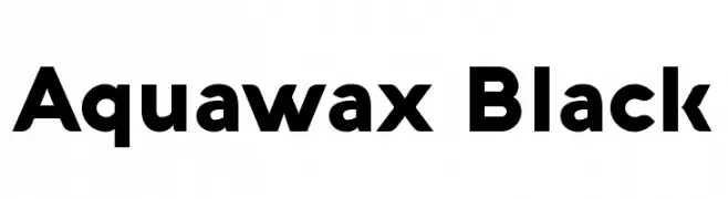 Aquawax Black  baixar fontes gratis