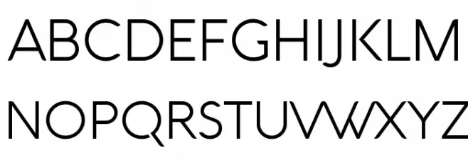 Aquawax Light Schriftart Groß