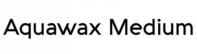 Aquawax Medium  baixar fontes gratis