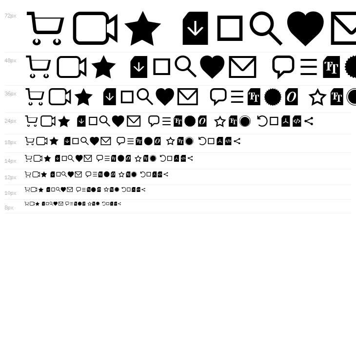 Aquawax Pro Pictograms Regular Waterfall