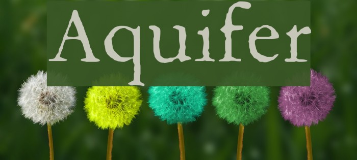 Aquifer Font examples