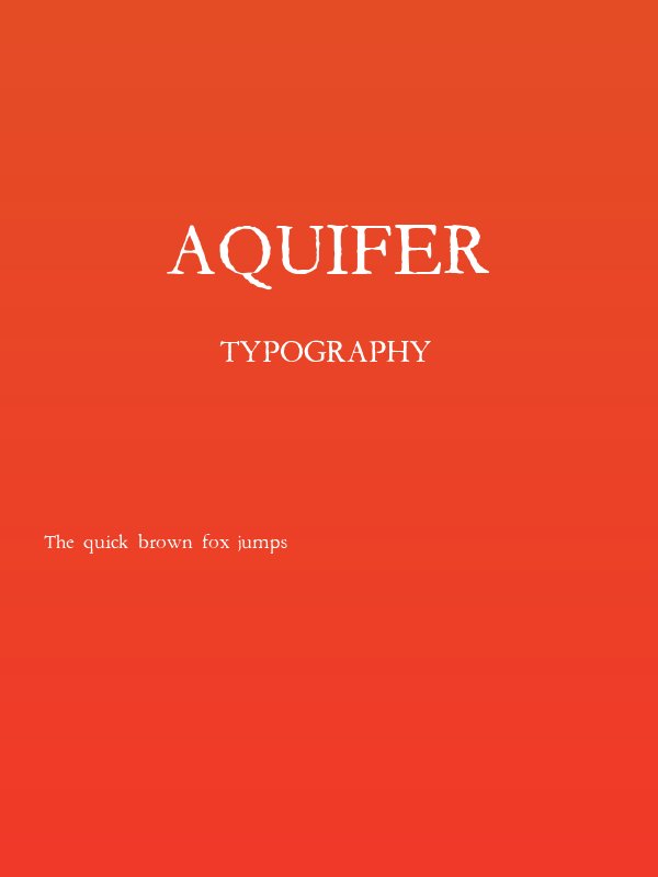Aquifer Poster