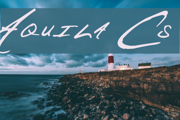 Aquila Cs Font examples