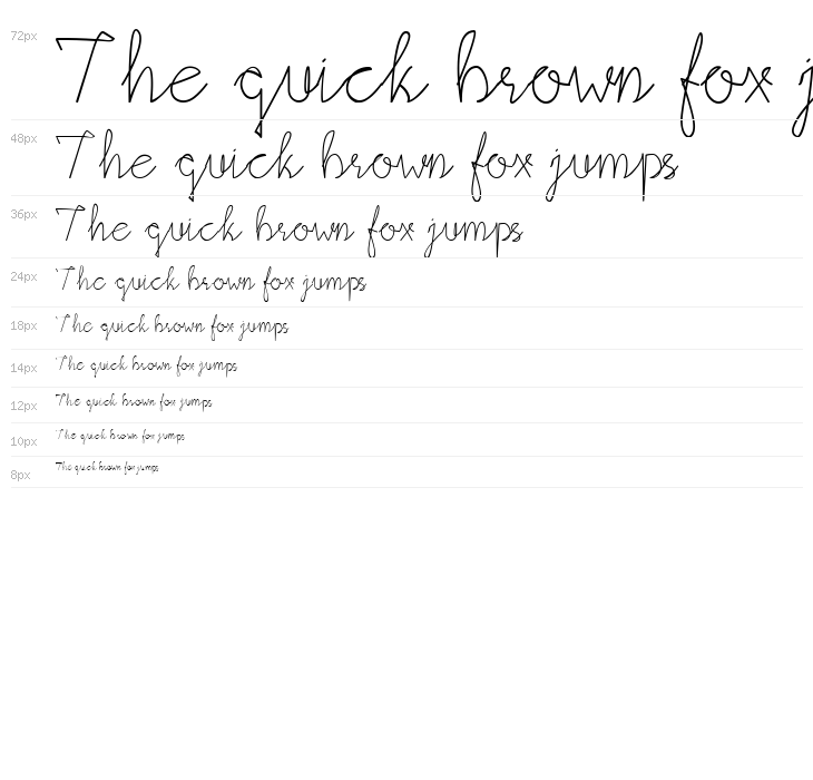 Aquilegia Script Regular Waterfall