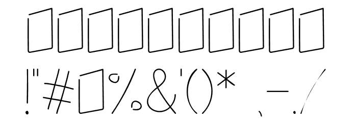 AquilegiaScript-Regular Font OTHER CHARS