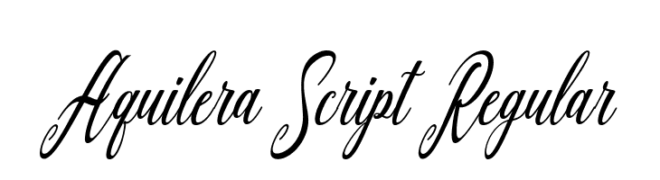 Aquilera Script Regular  baixar fontes gratis