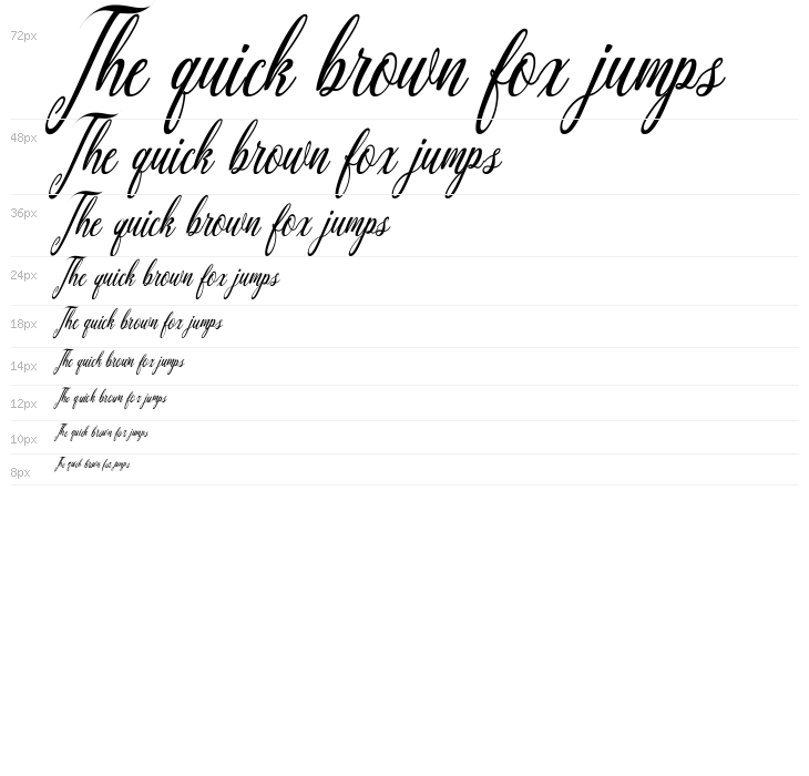 Aquilera Script Regular Waterfall