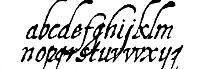 AquilineTwo Schriftart Kleinbuchstaben