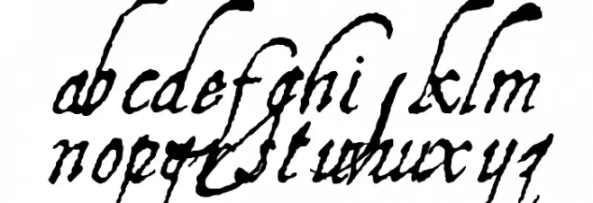 Aquiline Font LOWERCASE
