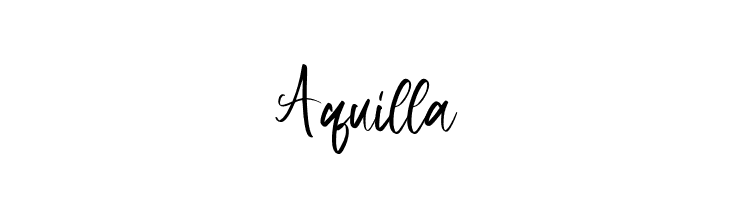 Aquilla  免费字体下载