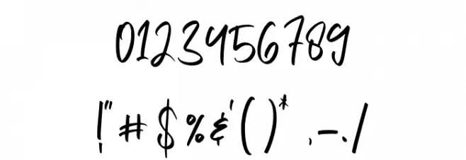 Aquilla Font OTHER CHARS