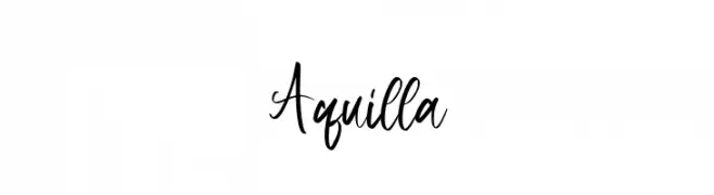 Aquilla  Free Fonts Download