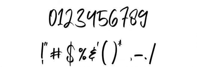 Aquilla Font OTHER CHARS