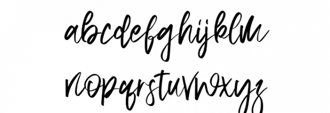 Aquilla 字体 小写