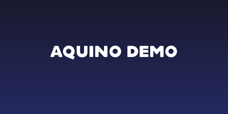 Aquino Demo Social Header