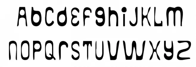 aqualib Schriftart Groß