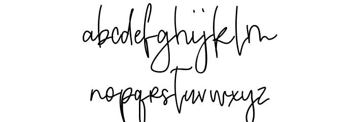 aquamarine Medium Font LOWERCASE