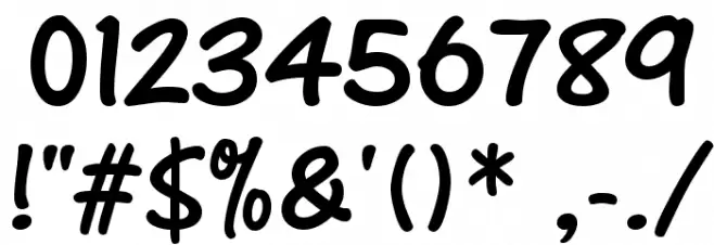 AR CENA Font OTHER CHARS