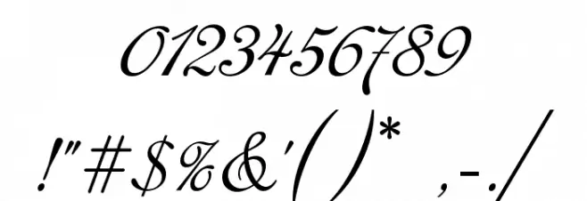 AR DECODE Шрифта ДРУГИЕ символов