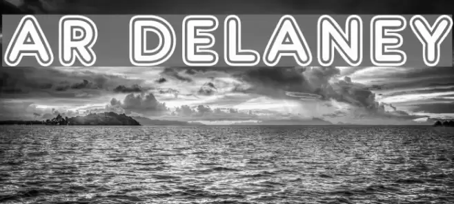 AR DELANEY Font examples