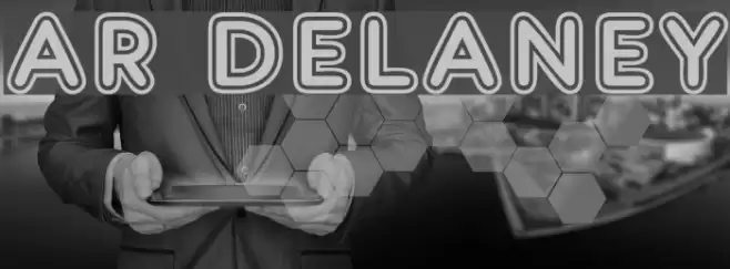 AR DELANEY Font examples