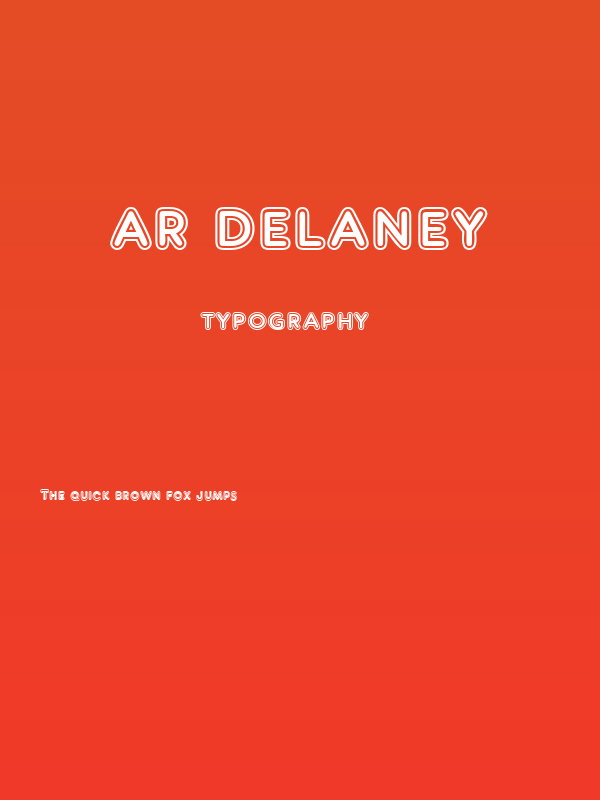 AR DELANEY Poster