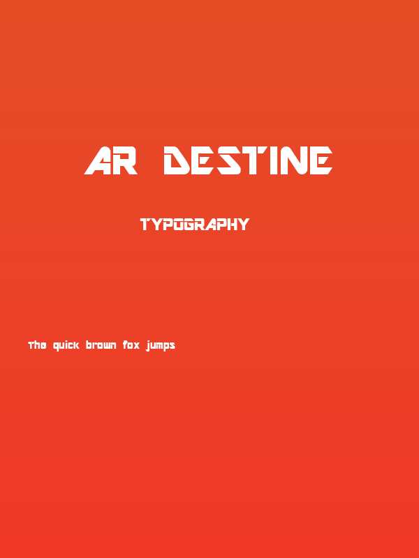 AR DESTINE Poster