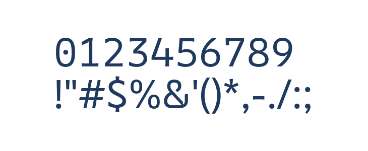 AR One Sans Regular Other Characters