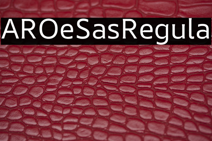 AR One Sans Regular Example 1