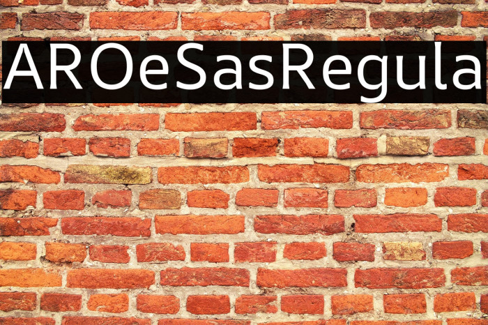 AR One Sans Regular Example 3