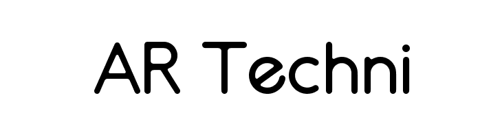 AR Techni Font
