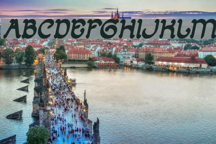 ARABIAN KNIGHT Bold Italic Example 1