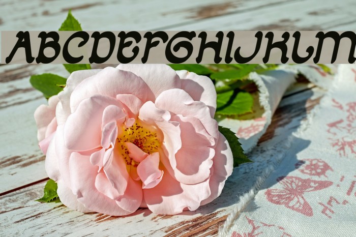 ARABIAN KNIGHT Bold Italic Example 2