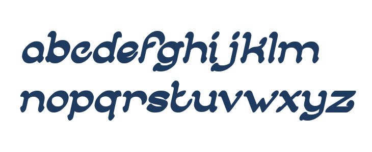 ARABIAN KNIGHT Bold Italic Lowercase