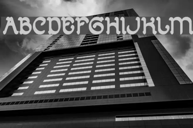 ARABIAN KNIGHT Bold Font examples