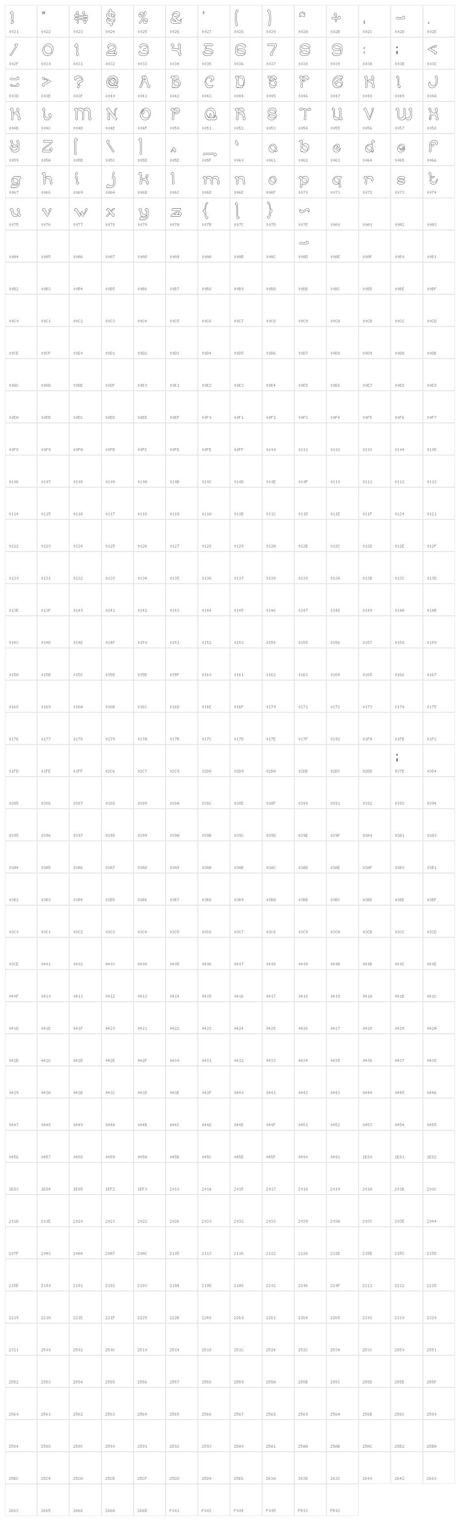 ARABIAN KNIGHT-Hollow Character Map