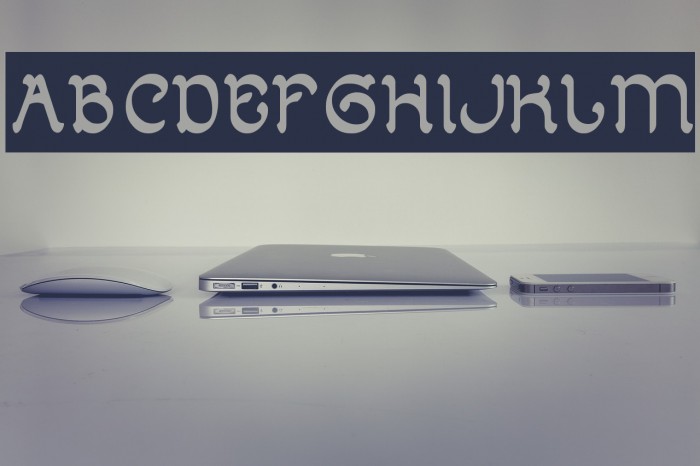 ARABIAN KNIGHT-Inverse Font examples