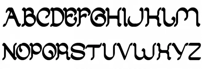ARABIAN KNIGHT Font Litere mari