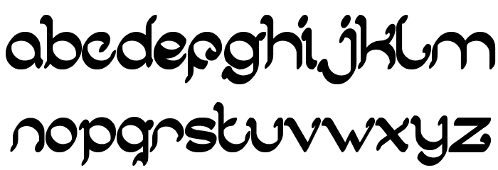ARABIAN KNIGHT Font LOWERCASE