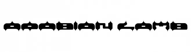 ARABIAN LAMB  font caratteri gratis