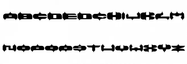 ARABIAN LAMP Caratteri MINUSCOLO