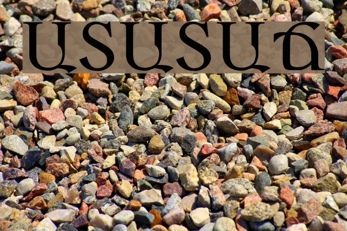 ARARAT Font examples